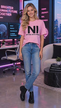 Carregar e reproduzir vídeo no visualizador da Galeria, No Prompt Required NI Natural Intelligence Women's Organic Cotton T-Shirt
