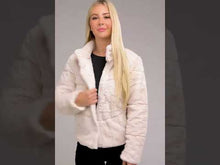 Load and play video in Gallery viewer, Ambiance Fluffy Lined Zip Up Jacket
