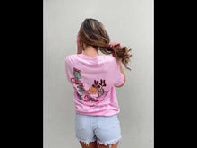 Load and play video in Gallery viewer, Sweet Claire Pink Graphic Short Sleeve Tee Shirt
