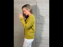 Load and play video in Gallery viewer, Zenana Chartreuse Button Down Soft Knit Cardigan
