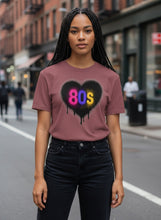 Carregar imagem no visualizador da galeria, 80s Heart Garment Dyed Heavyweight Cotton T-Shirt
