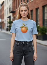 Cargar imagen en el visor de la galería, Sunlit Orange Cotton T-Shirt
