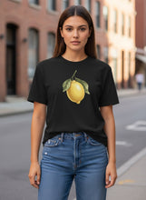 Load image into Gallery viewer, Juicy Citrus Lemon Cotton T-Shirt
