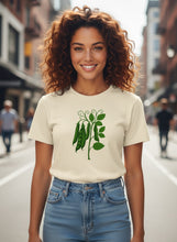 Load image into Gallery viewer, Garden Crisp Snap Pea Bunch Cotton T-Shirt
