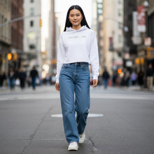 Carica l&#39;immagine nel visualizzatore di Gallery, I&#39;m Up.....ish Women&#39;s Cropped Fleece Hoodie
