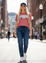 Carica l'immagine nel visualizzatore di Gallery, Psychedelic VW Bus Garment Dyed Heavyweight Cotton T-Shirt
