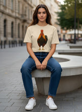 Carregar imagem no visualizador da galeria, Organic Rising Sun Rooster T-Shirt
