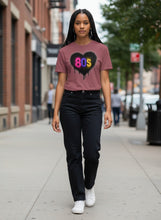 Carregar imagem no visualizador da galeria, 80s Heart Garment Dyed Heavyweight Cotton T-Shirt
