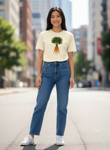 Load image into Gallery viewer, Fresh Picked Carrot Bunch Cotton T-Shirt
