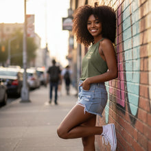 Carica l&#39;immagine nel visualizzatore di Gallery, I am the VIBE Soft Tri Blend Rocker Tank
