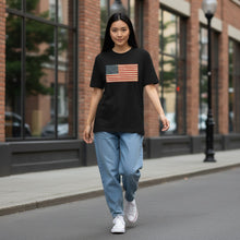 Load image into Gallery viewer, American Flag Organic Cotton  T Shirt
