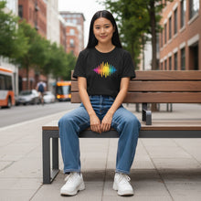 Cargar imagen en el visor de la galería, Rainbow Frequency Relaxed T-Shirt
