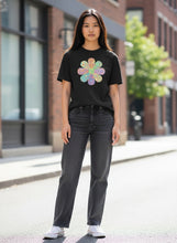 Ladda upp bild till gallerivisning, Flower Power Garment Dyed Heavyweight Cotton T-Shirt
