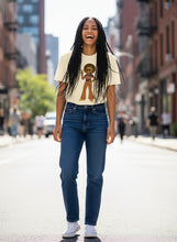 Load image into Gallery viewer, Hippie Girl Garment Dyed Heavyweight Cotton T-Shirt
