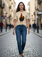 Carregar imagem no visualizador da galeria, Organic Rising Sun Rooster T-Shirt
