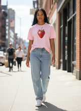 Загрузить изображение в средство просмотра галереи, Sun Ripened Strawberry Cotton T-Shirt
