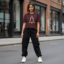 Load image into Gallery viewer, Golden Evergreen Lightweight Soft Knit T-Shirt
