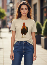 Carregar imagem no visualizador da galeria, Organic Rising Sun Rooster T-Shirt
