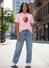 Загрузить изображение в средство просмотра галереи, Sun Ripened Strawberry Cotton T-Shirt
