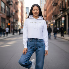 Carica l&#39;immagine nel visualizzatore di Gallery, I&#39;m Up.....ish Women&#39;s Cropped Fleece Hoodie
