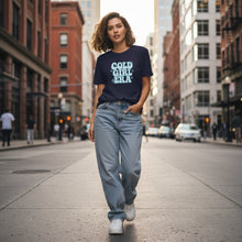 Carica l'immagine nel visualizzatore di Gallery, Cold Girl Era Relaxed Cotton T Shirt

