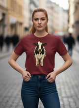 Carica l'immagine nel visualizzatore di Gallery, Cow Organic Cotton T-Shirt
