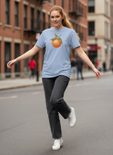 Cargar imagen en el visor de la galería, Sunlit Orange Cotton T-Shirt
