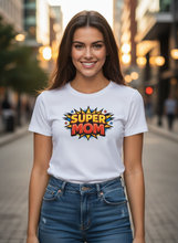 Carregar imagem no visualizador da galeria, Saving The Day Super MOM Comic Book Energy T-Shirt
