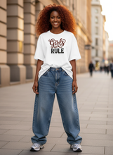 Carregar imagem no visualizador da galeria, Too Cool To Ask Permission Girls Rule Tee

