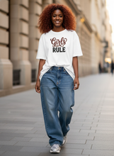 Carregar imagem no visualizador da galeria, Too Cool To Ask Permission Girls Rule Tee
