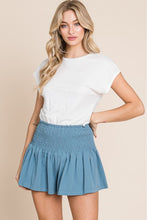 Load image into Gallery viewer, HEYSON Blue Mineral Washed Smocked Shorts
