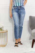 Load image into Gallery viewer, Kancan Amara High Rise Vintage Washed Blue Denim Straight Leg Jeans
