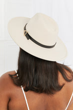 Load image into Gallery viewer, Fame Solid Contrast Wide Brim Fedora Hat
