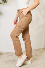Load image into Gallery viewer, Risen Lydia High Waisted Straight Leg Brown Denim Jeans

