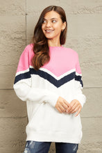 Load image into Gallery viewer, e.Luna Chevron Long Sleeve Ultra Soft Knit Top
