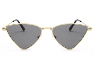 Cramilo Eyewear Tinted Triangle Cat Eye Sunglasses