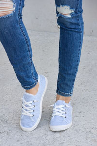 Forever Link Gray Lace-Up Plush Thermal Sneakers
