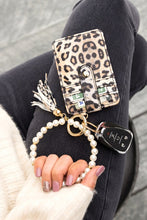 Load image into Gallery viewer, Aili&#39;s Corner Pearl Key Ring Wallet Bracelet
