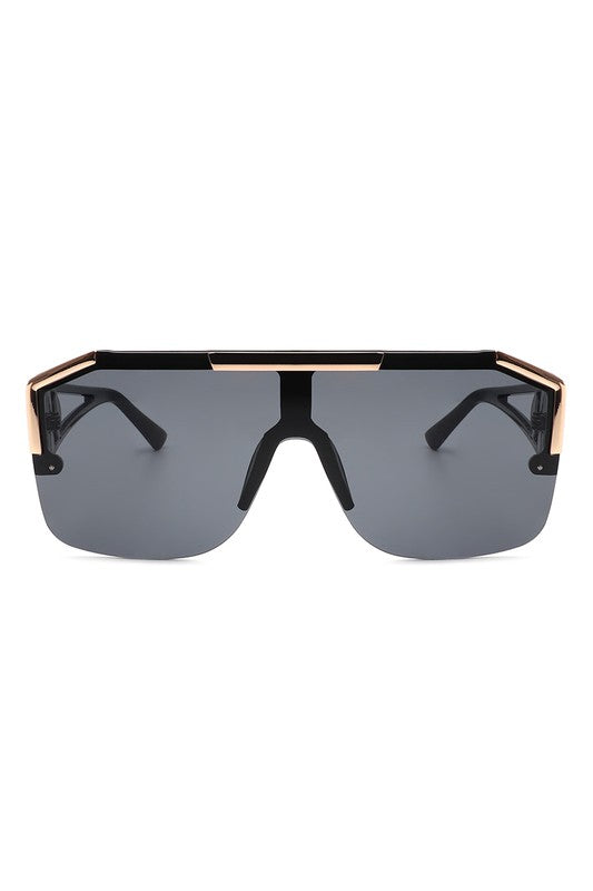 Cramilo Eyewear Square Oversize Retro Tinted Sunglasses