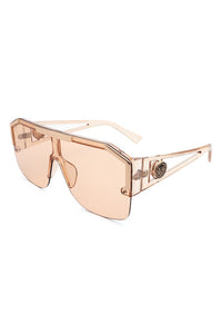 Cramilo Eyewear Square Oversize Retro Tinted Sunglasses