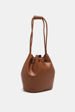 Load image into Gallery viewer, Nicole Lee Solid Color Studded Pebbled Vegan Leather Bucket Bag
