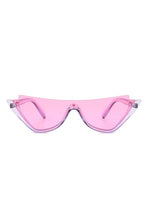 Cargar imagen en el visor de la galería, Cramilo Eyewear Women&#39;s Retro Half Frame Cat Eye Sunglasses
