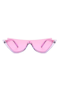 Cramilo Eyewear Women's Retro Half Frame Cat Eye Sunglasses