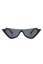 Cargar imagen en el visor de la galería, Cramilo Eyewear Women&#39;s Retro Half Frame Cat Eye Sunglasses
