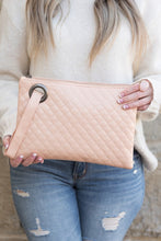 Load image into Gallery viewer, Quilted Wristlet Clutch
