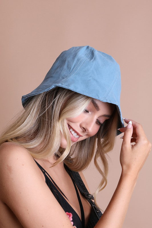 Leto Solid Color Premium Organic Cotton Bucket Style Hat