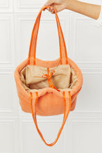 Ladda upp bild till gallerivisning, Fame Tangerine Orange Luxe Plush Tote Bag
