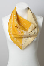 Load image into Gallery viewer, Two Tone Western Floral Bandana
