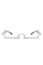 Load image into Gallery viewer, Cramilo Eyewear Retro Rectangular Narrow Vintage Slim Tinted Sunglasses
