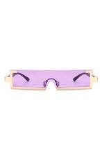 Load image into Gallery viewer, Cramilo Eyewear Retro Rectangular Narrow Vintage Slim Tinted Sunglasses
